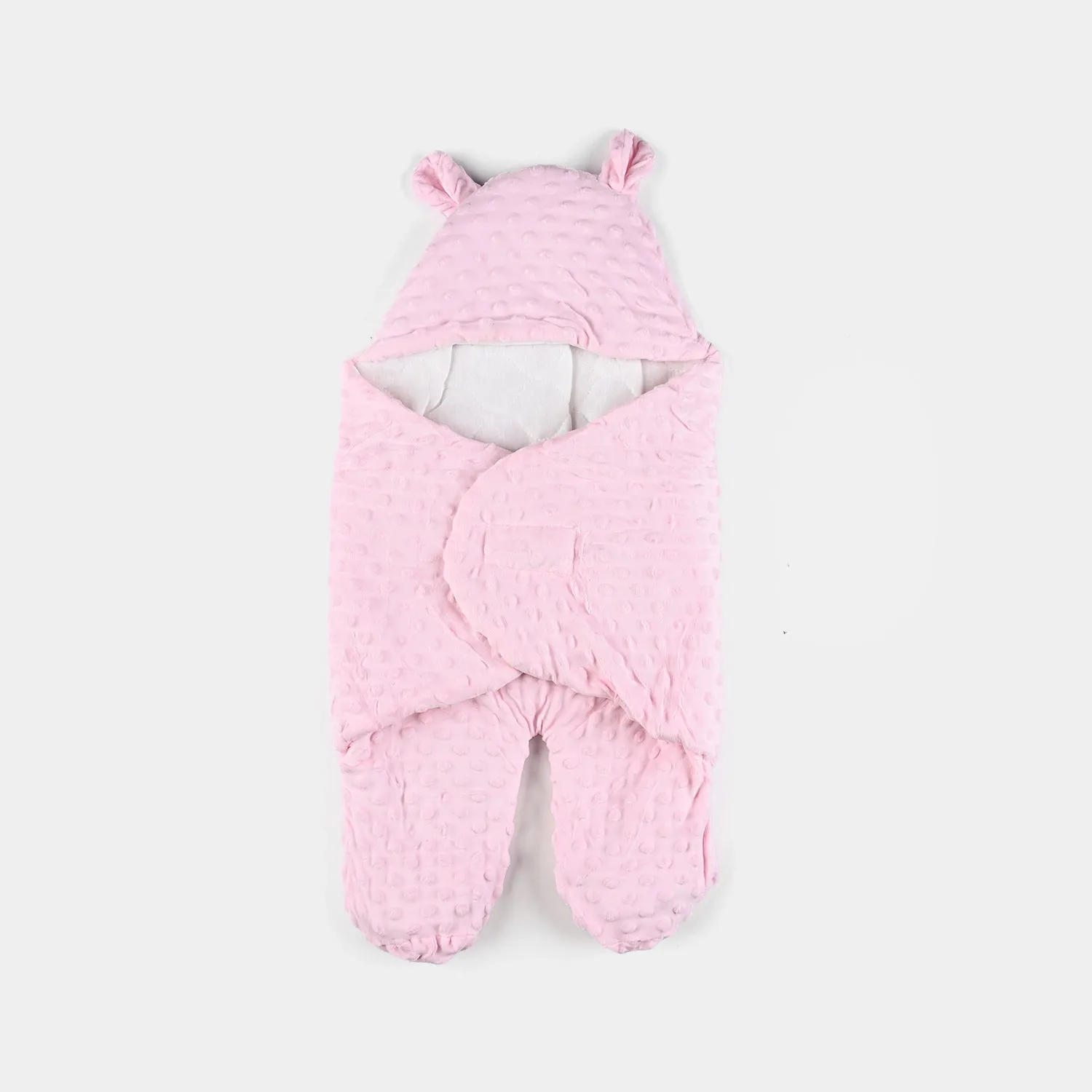 Baby Swaddle Minky Dot 0M  Pink