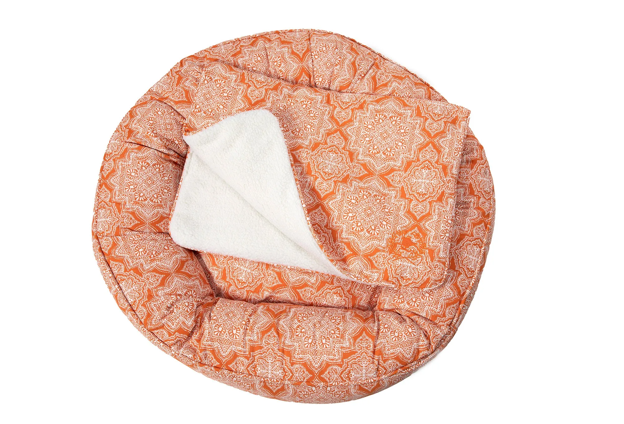 Canine Styles - Cotton Canvas - Curacao Orange - Dog Bed