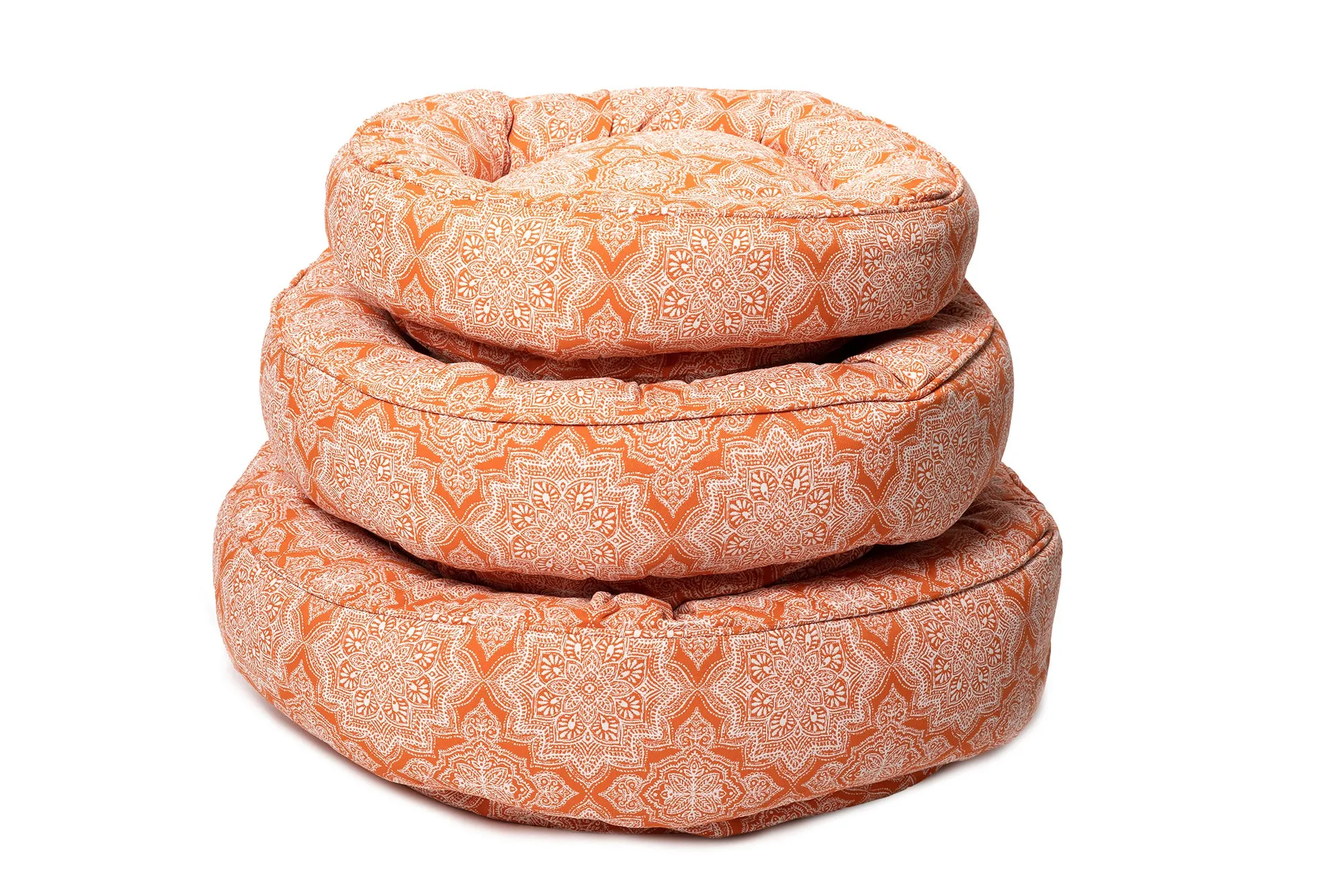 Canine Styles - Cotton Canvas - Curacao Orange - Dog Bed