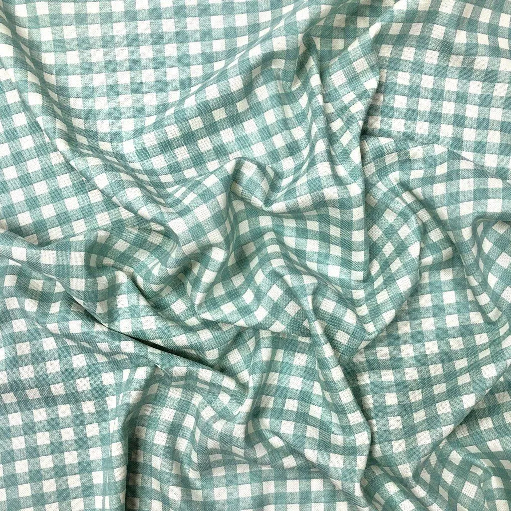 Checkerboard Cotton Canvas Fabric