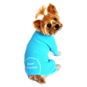 Doggie Design Santa's Dog Pajamas Blue