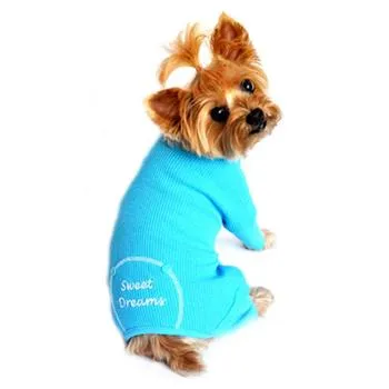 Doggie Design Santa's Dog Pajamas Blue