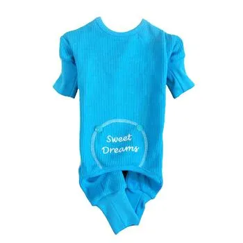 Doggie Design Santa's Dog Pajamas Blue