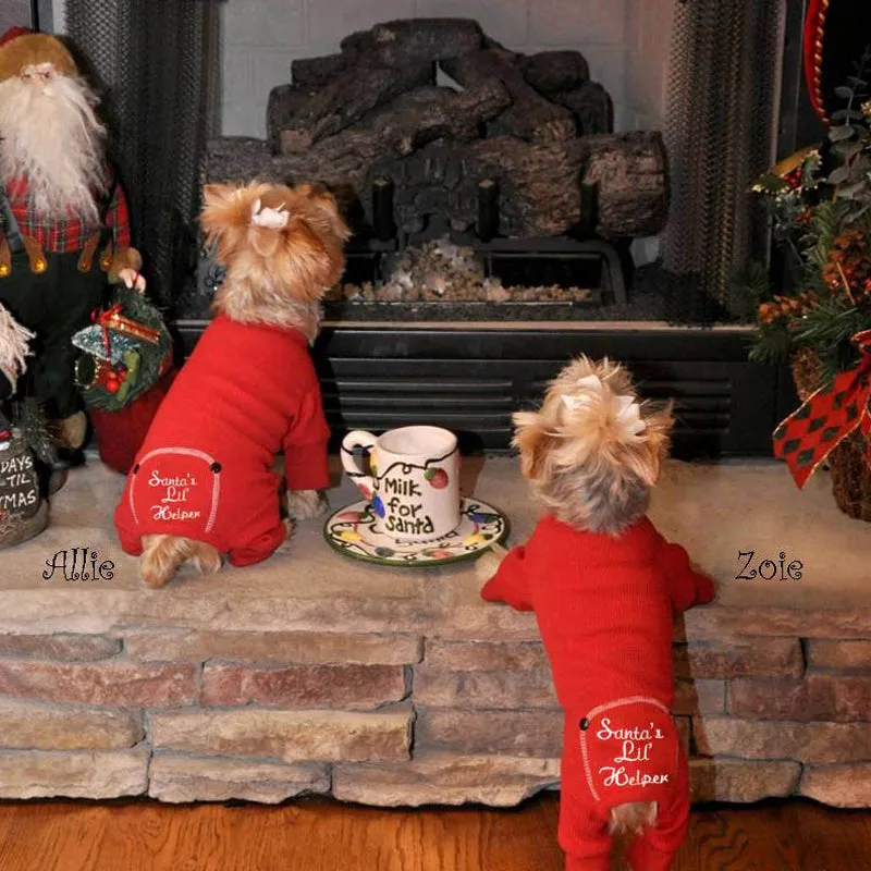 Doggie Design Santa's Lil Helper Dog Pajamas