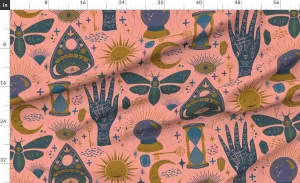 Enchanted Witchy Baby Blanket with Swaddle HatHeadband  Gothic Emo Stars  Magic Astrology Halloween Newborn Set