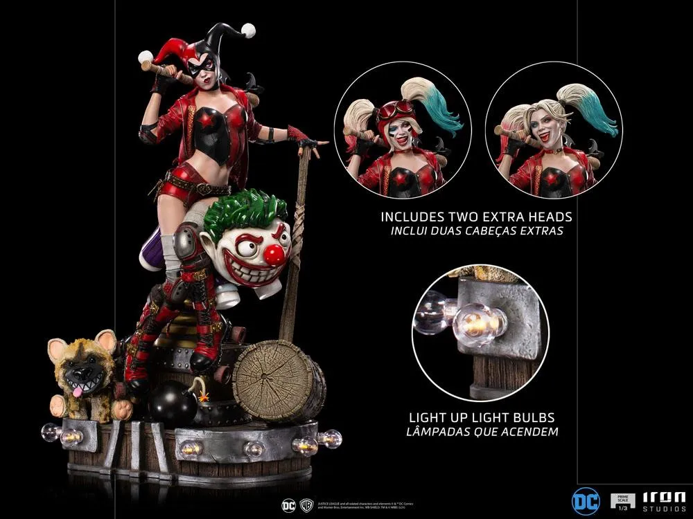 IRON STUDIO - Dc Comics - Prime Scale Statue 1:3 Harley Quinn