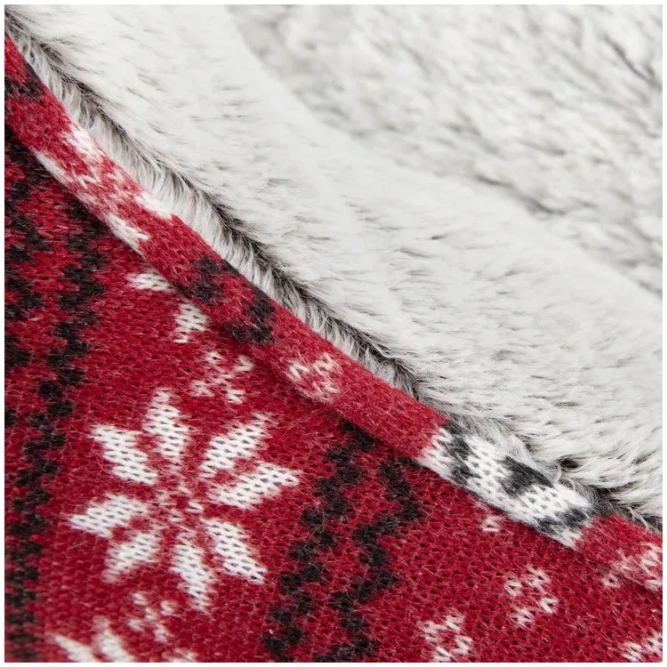 Scruffs Santa Paws Dog Mattress - Burgundy