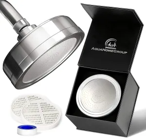 Shower Head Set, Stage Shower Filter for Hard Water Removes Chlorine and Harmful Substances